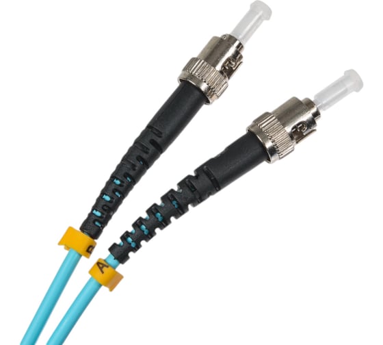 Оптический шнур Cabeus duplex lc-st 50/125 mm om3 10м lszh FOP-50-LC-ST-10m