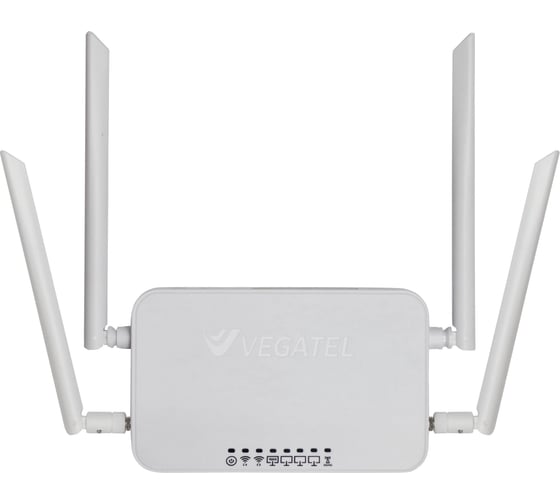 4g роутер Vegatel vr6 wi-fi-2,4/5 (sma) с комплектом сим-карт R92186