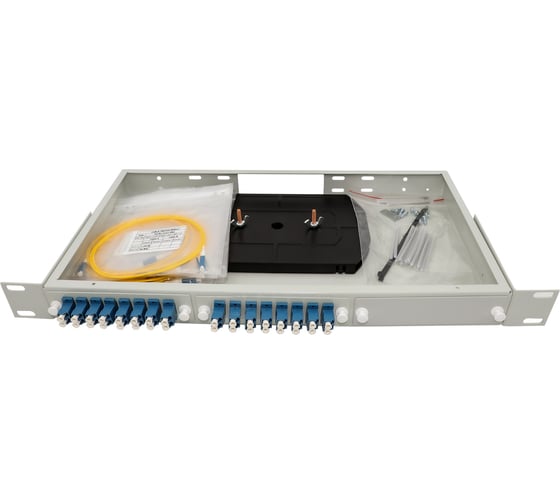 Кросс НК-Групп в стойку 19” 1u-ru24-lc/sm-16d-32-1 в комплектации на 32 порта 1ULCU16d 1