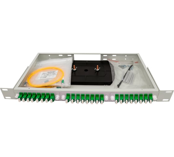 Кросс НК-Групп в стойку 19” 1u-ru24-lc/apc-24d-48-2 - в комплектации на 48 портов 1ULCA24d 1