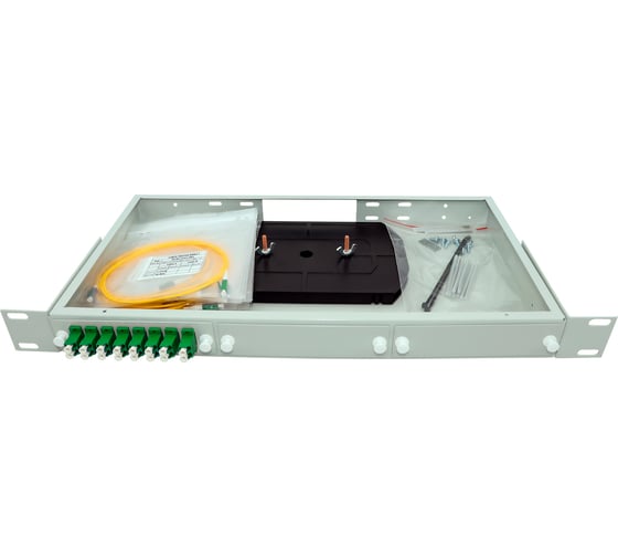 Кросс НК-Групп в стойку 19” 1u-ru24-lc/apc-8d-16-1 - в комплектации на 16 портов 1ULCA8d 1