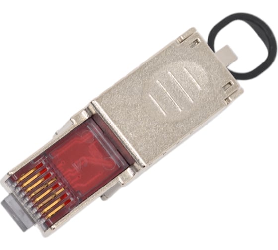 Полевой коннектор RJ-45 8P8C, экранированный, категории 8, с хвостовиком LANMASTER LAN-TMP-S8/L
