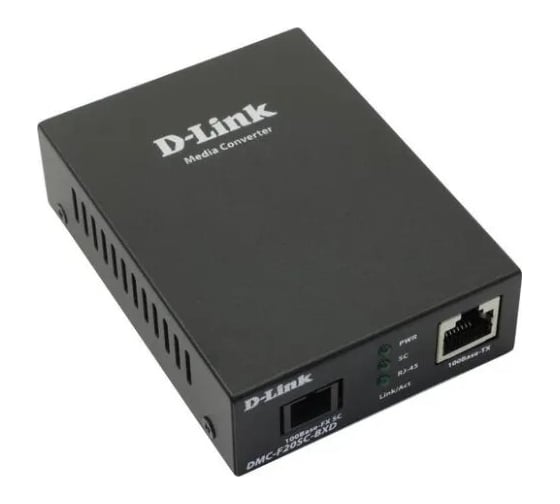 Медиаконвертер с 1 портом 10/100base-tx и 1 портом 100base-fx с разъемом sc d-link Dmc-f20sc-bxd/b1a wdm DMC-F20SC-BXU/B1A 1