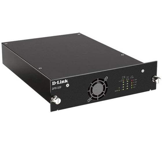 Резервный источник питания d-link с 4 портами с поддержкой poe для коммутаторов (180 вт) DPS-520/A1A