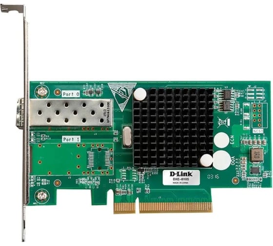 Высокопроизводительный сетевой адаптер d-link Proj 10 gigabit ethernet для шины pci express DXE-810S/B1A 1