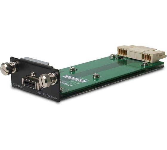 Модуль для коммутаторов d-link Proj dgs-3400 и dgs-3600 с 1 портом 10gbase-cx4 DEM-410CX 1