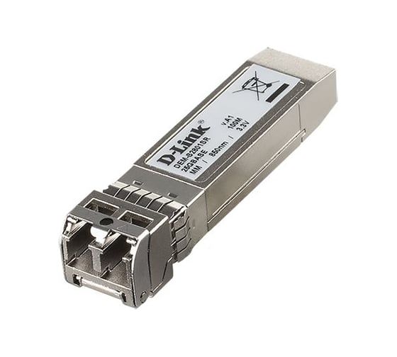 Трансивер d-link sfp28 с 1 портом 25gbase-sr для многомодового оптического кабеля om3 до 70 м / om4 до 100 м DEM-S2801SR/A1A