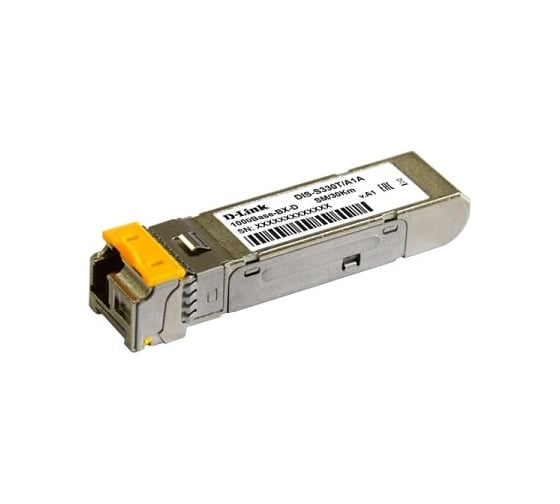 Промышленный wdm sfp-трансивер d-link с 1 портом 1000base-bx-d tx:1550 нм, rx:1310 нм, для одномодового оптического кабеля до 30 км S330T/30KM/A1A 1