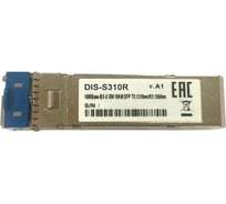 Промышленный wdm sfp-трансивер d-link Proj с 1 портом 1000base-bx-u (tx:1310 нм, rx:1550 нм) для одномодового оптического кабеля S310R/10KM/A1A