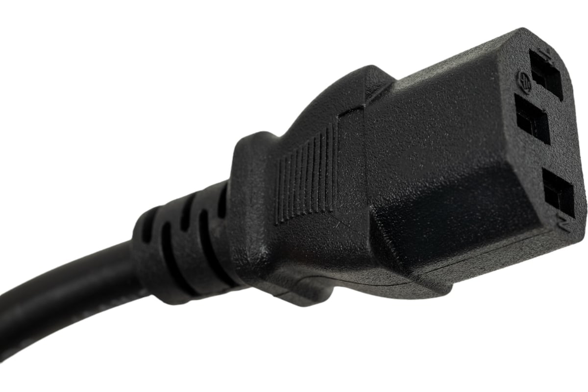 Кабель питания Ripo 1.8м, schuko-c13 (3-0.75 mm2) 10a, черный, угловая ...