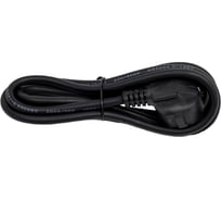 Кабель питания Ripo 1.8м, schuko s22-c5 (3-0.75 mm2) 10a, черный, угловая вилка, с заземлением (для ноутбука) 003-910014