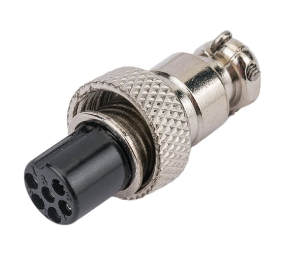 Авиационный разъем Giraffe 6-pin гнездо GF-AV6F gf0549 1