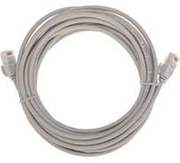 Патч-корд REXANT u/utp cat 6a (10g), rj45-rj45, 28awg, lszh, серый, 5м 02-0380-5