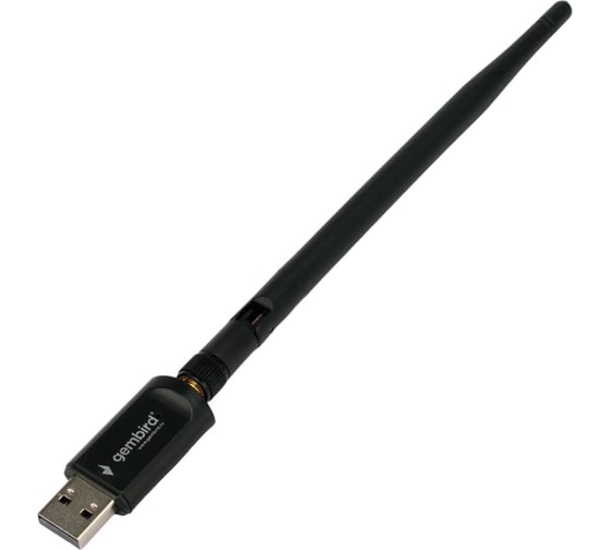 Сетевой адаптер Gembird wifi+bluetooth двухдиапазонный с антенной, 600мбит, usb,802.11b/a/g/n/a, WNP-UA-019