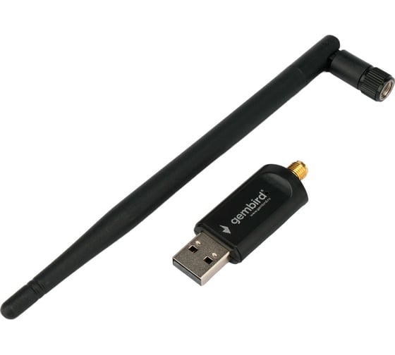 Сетевой адаптер Gembird wifi+bluetooth двухдиапазонный с антенной, 600мбит, usb,802.11b/a/g/n/a, WNP-UA-019