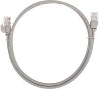 Патч-корд REXANT u/utp cat 6a (10g), rj45-rj45, 28awg, lszh, серый, 1м 02-0380-1