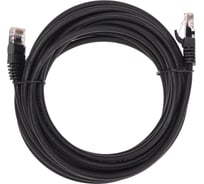 Патч-корд U/UTP REXANT CAT 6, RJ45-RJ45, 26AWG, LSZH, черный, 5м 02-0292-5