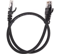 Патч-корд U/UTP REXANT CAT 6, RJ45-RJ45, 26AWG, LSZH, черный, 0,5м 02-0292-05