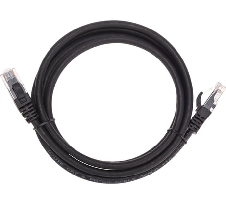 Патч-корд U/UTP REXANT CAT 6, RJ45-RJ45, 26AWG, LSZH, черный, 1,5м 02-0292-105