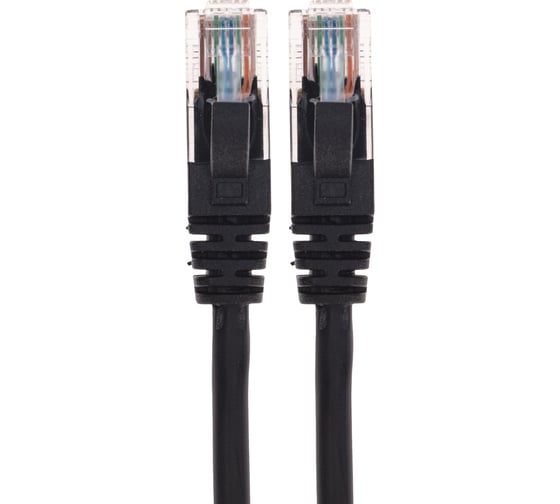 Патч-корд REXANT u/utp cat 6, rj45-rj45, 26awg, lszh, черный, 1.5м 02-0292-105