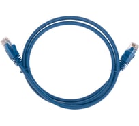 Патч-корд U/UTP REXANT CAT 6, RJ45-RJ45, 26AWG, LSZH, синий, 1м 02-0294-1