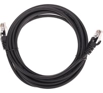 Патч-корд REXANT u/utp, cat 5e, rj45-rj45, 26awg, lszh, черный, 3м 02-0102-3