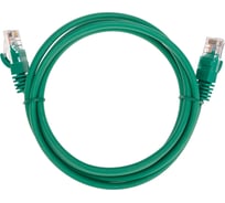 Патч-корд REXANT u/utp, cat 5e, rj45-rj45, 26awg, lszh, зеленый, 1,5м 02-0106-105