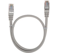 Патч-корд REXANT f/utp, cat 5e, rj45-rj45, 26awg, lszh, серый, 0,5м 02-0110-05