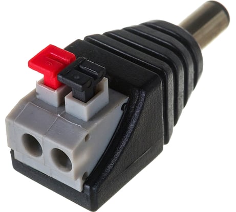 Разъем питания REXANT DC штекер 2.1х5.5, с быстрозажимной колодкой, 50 шт. 14-0314-2