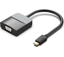 Мультимедиа конвертер VENTION USB Type C M/VGA 15F, Черный, шт. TDDBB