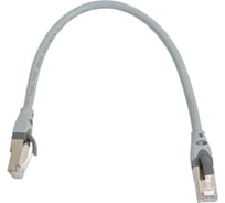 Патч-корд VENTION прямой SFTP cat.6A, RJ45 - 0,3м. Серый, шт. IBHHAA