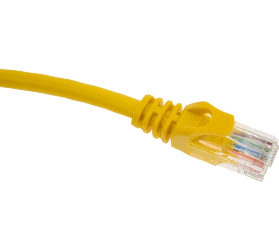 Патч-корд Netlink utp 5e кат. литой 0.5 м желтый УТ000004675