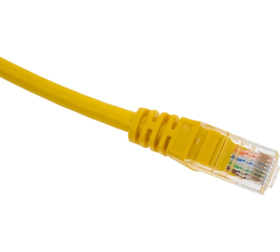 Патч-корд Netlink utp 5e кат. литой 0.5 м желтый УТ000004675