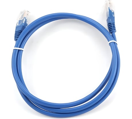 Патч-корд Netlink utp 5e кат. литой 0.5 м синий УТ000004674