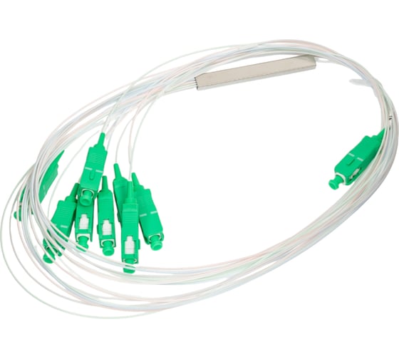 Разветвитель Netlink Ро1-8 plc 0,9mm 1m sc-apc (миникорпус) УТ000001167 1