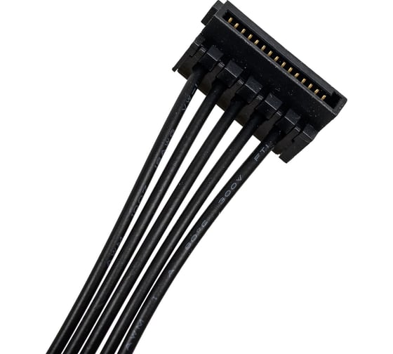 Разветвитель питания Pro Legend 1 SATA-M - 5 SATA-F 55см PL1458