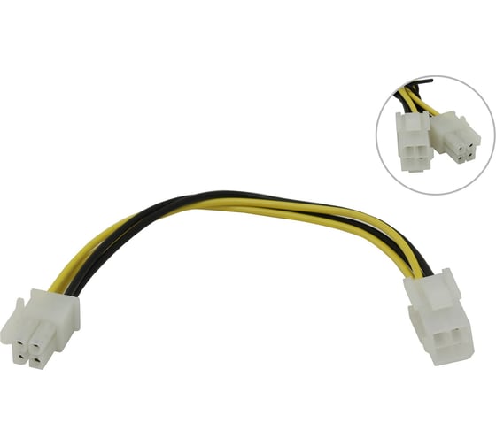 Удлинительный кабель питания Pro Legend 4 pin, для материнской платы, 18см PL1493