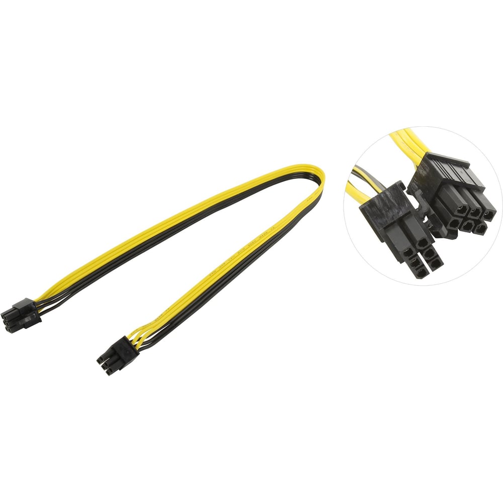Кабель питания для видеокарт Pro Legend 6pin (M) - 6pin (M), 50 см ...