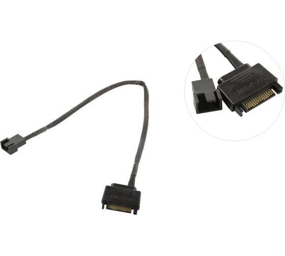 Переходник питания для вентиляторов Pro Legend 1SATA- 4pin, 30 см PL1468