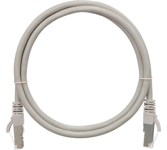 Коммутационный шнур NIKOMAX F/UTP 4 пары, серый, 1,5м NMC-PC4SD55B-015-GY