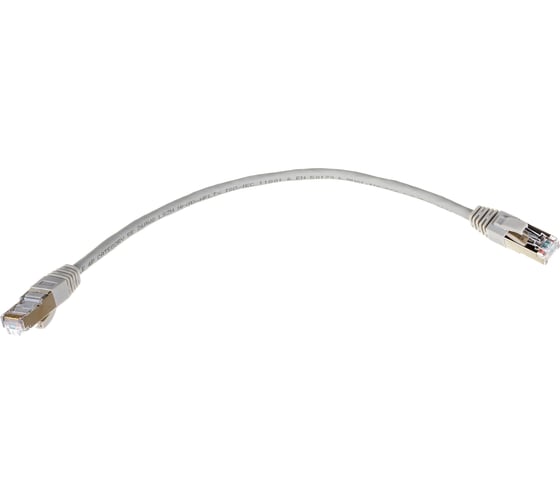 Коммутационный шнур NIKOMAX F/UTP 4 пары, серый, 0,3м NMC-PC4SD55B-003-C-GY 1