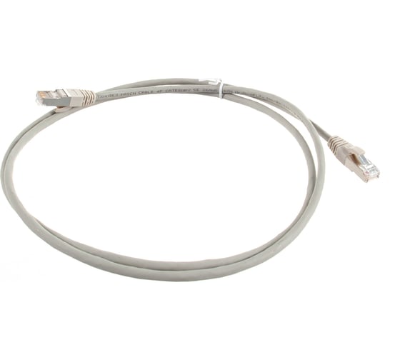 Коммутационный шнур NIKOMAX F/UTP 4 пары, серый, 1,5м NMC-PC4SD55B-015-C-GY