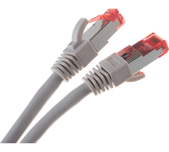 Коммутационный шнур NIKOMAX S/FTP 4 пары, серый, 10м NMC-PC4SA55B-100-GY