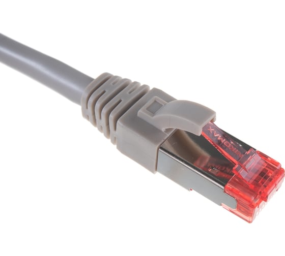 Коммутационный шнур NIKOMAX S/FTP 4 пары, серый, 10м NMC-PC4SA55B-100-GY