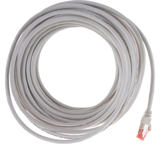 Коммутационный шнур NIKOMAX S/FTP 4 пары, серый, 10м NMC-PC4SA55B-100-GY