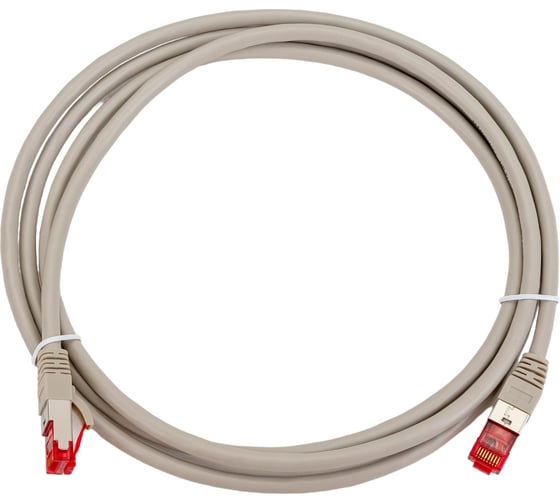 Коммутационный шнур NIKOMAX S/FTP 4 пары, серый, 2м NMC-PC4SA55B-020-GY 1