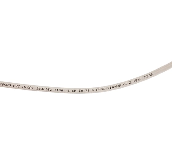 Коммутационный шнур NIKOMAX S/FTP 4 пары, серый, 2м NMC-PC4SA55B-020-GY