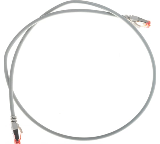 Коммутационный шнур NIKOMAX S/FTP 4 пары, серый, 1м NMC-PC4SA55B-010-C-GY