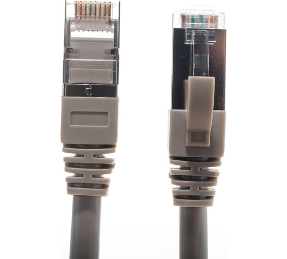 Коммутационный шнур NIKOMAX S/FTP 4 пары, серый, 0,5м NMC-PC4SE55B-005-GY
