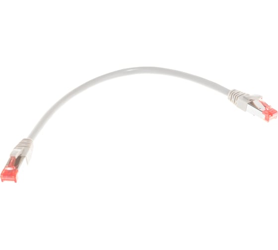 Коммутационный шнур NIKOMAX S/FTP 4 пары, серый, 0,3м NMC-PC4SA55B-003-GY
